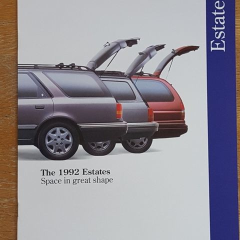 Brosjyre Ford Escort/Siera/Scorpio Estate Cars 1992