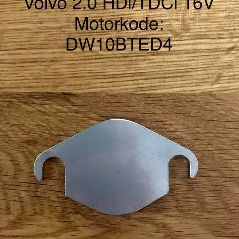 Egr-Blender plate for Ford, Peugeot, Citroen