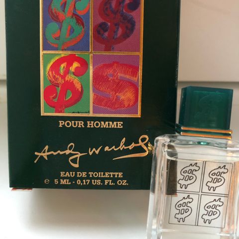 Andy Warhol vintage mini herre parfyme