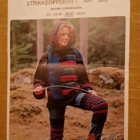 🧶 STRIKKEOPPSKRIFT: Husfliden. RETRO 🧶