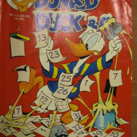 Donald Duck & Co - 2001 - 44  stk med/bilag.- Se bilder! **