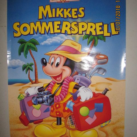 WALT DISNEY PLAKAT MIKKE MUS