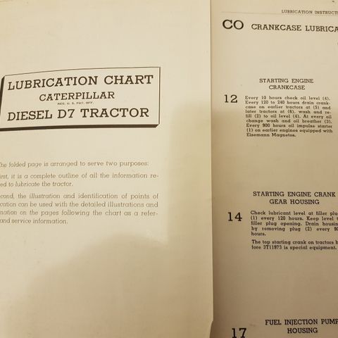 Caterpillar Diesel D7 Tractor, manual