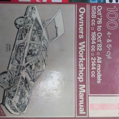 Audi 100 4 og 5 cyl. Owners Workshop Manual