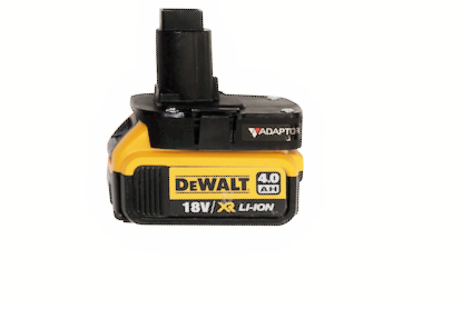 Adapter-ny modell- Dewalt/B&D - bruk nye 18V / 20V  batterier på gamle maskiner