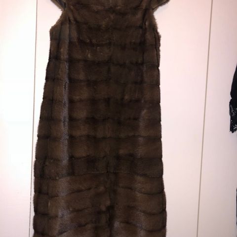 Mink lang vest!