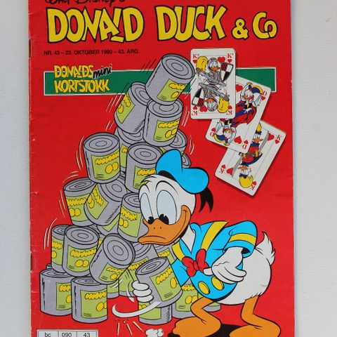 1990 NR 43 MED DONALDS MINI KORTSTOKK DEL 1 AV 4