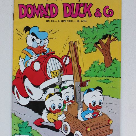 DONALD DUCK 1983 NR 23 MED KLISTREMERKE