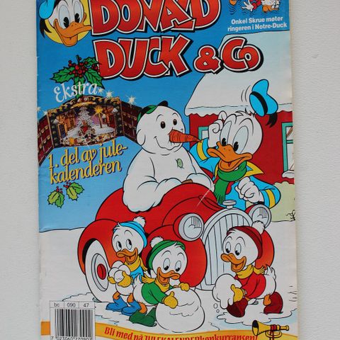 DONALD DUCK 1996 NR 47 MED 1 DEL AV JULEKALENDEREN