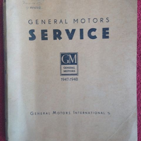 General Motors Service 1947-1948