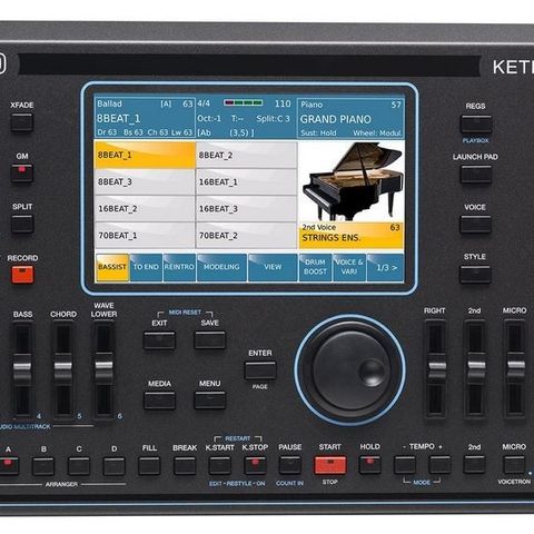 Ketron SD90 Pro Live midilydmodul. Ny topp modell