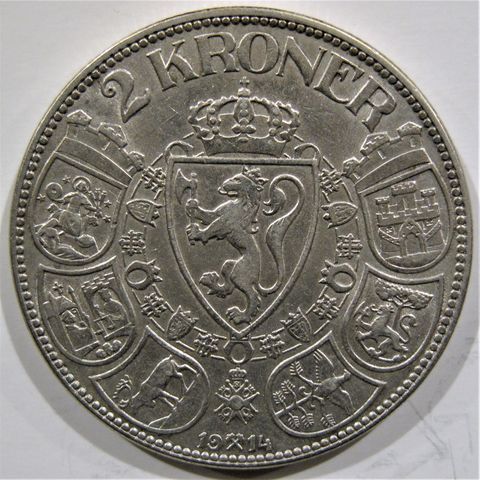 2 Kr 1914 i sølv