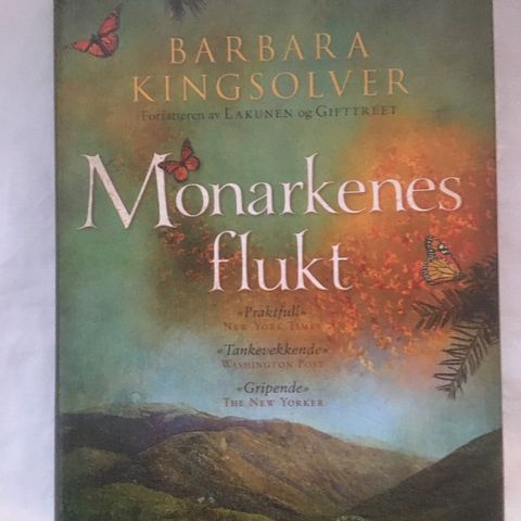 BokFrank: Barbara Kingsolver; Monarkenes flukt (2013)