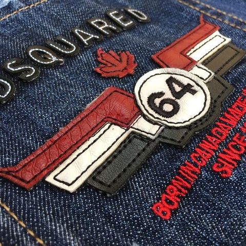 DSQUARED Jeans - str 48/50 (L) - Made in Italia - Blå