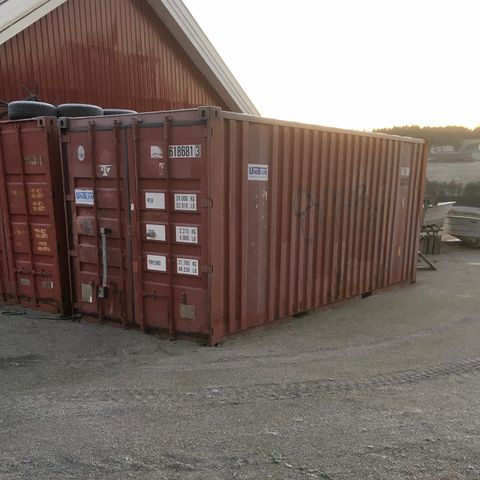 20 fots container til leie i Fredrikstad