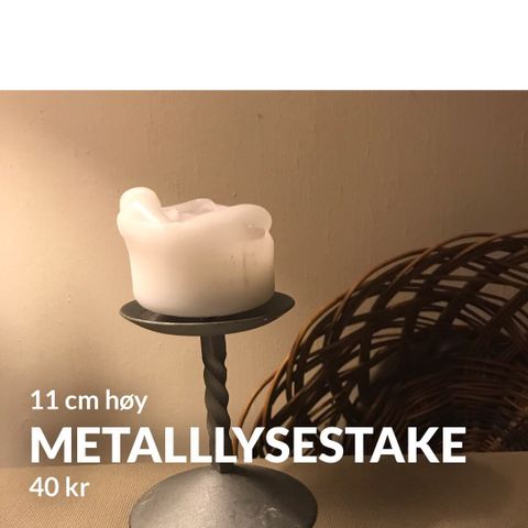 Lysestake i metall