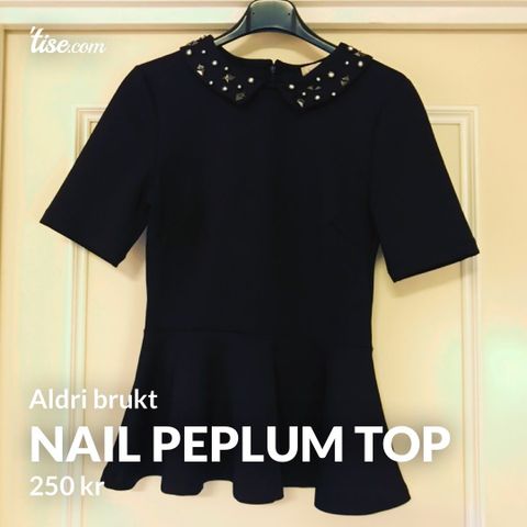 Nail Peplum Topp