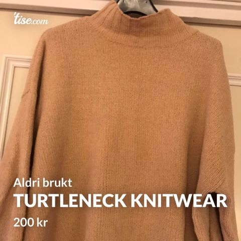 Turtleneck Knit Genser