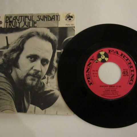 DANIEL BOONE / BEAUTIFUL SUNDAY - 7" VINYL SINGLE