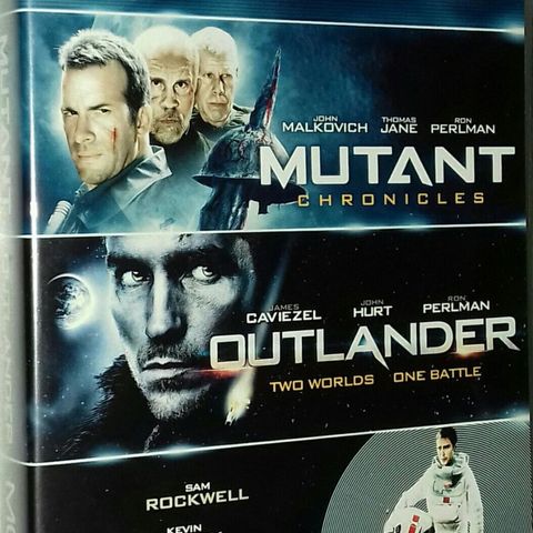 3 DVD.SCI-FI MOVIE NIGHT.MUTANT-OUTLANDER-MOON.