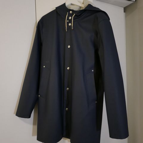 Stutterheim Stockholm M Blå Regnjakke