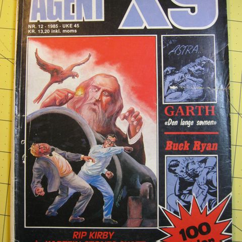 Agent X9 mellom: 1985 - 1986 - 3stk.