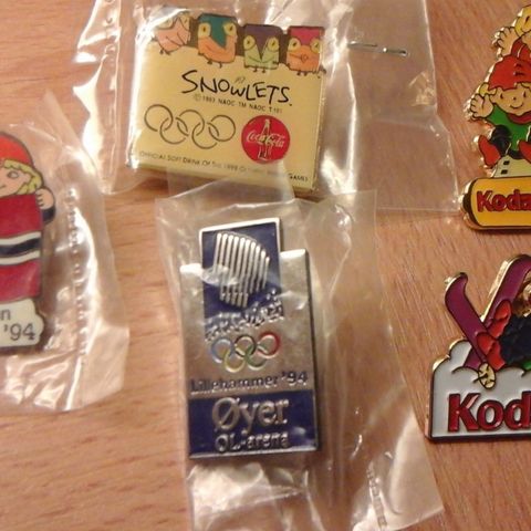 OL pins Lillehammer 1994