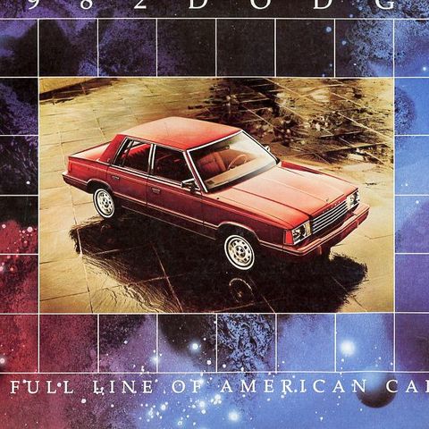 Originalt hefte: 1982 Dodge - modeller