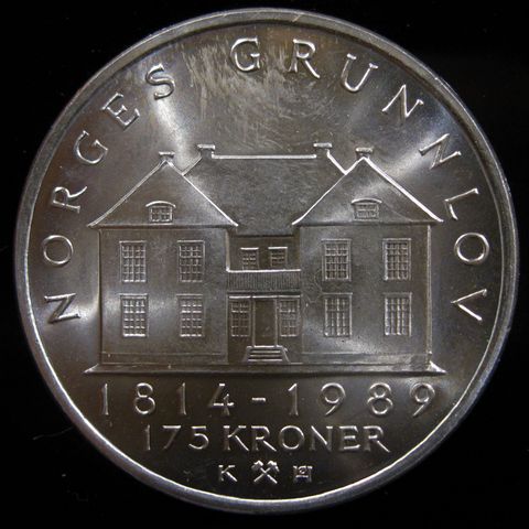 175 kr i sølv fra 1989