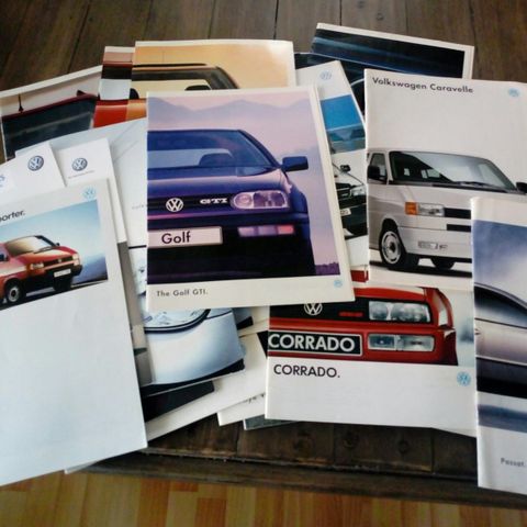 VW brosjyrer
