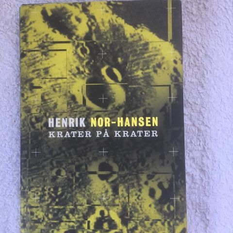 BokFrank: Henrik Nor-Hansen; Krater på krater (Debutroman 1996)