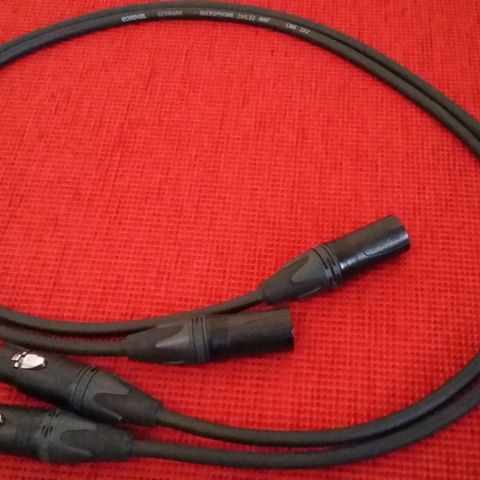 XLR signalkabel selges.