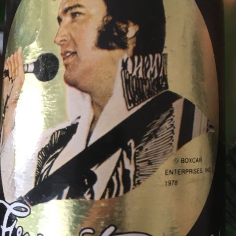 Tom Elvis flaske 1978 Gold Record Edition, tom flaske