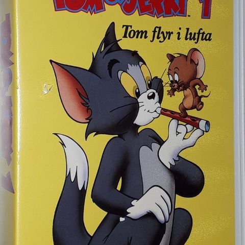 VHS SMALL BOX.TOM & JERRY 1.Tom flyr i lufta.