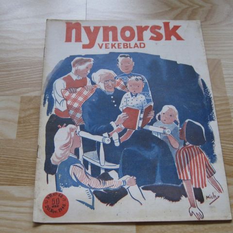 Stor samling Nynorsk Vekeblad frå 1941 - 1953 Selges. Annonse nr 3.