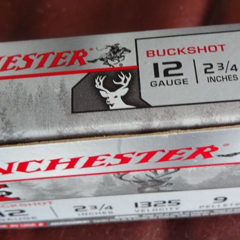 Buckshot 12-70 - Winchester Super X - Blyammunisjon til Rådyr/Rev m.m.  selges