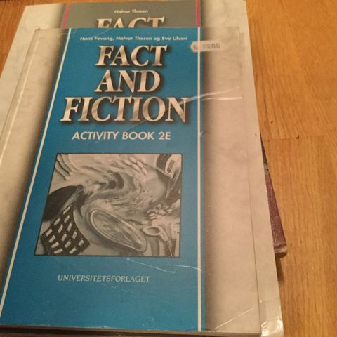 Fact and fiction Language book og fact anf fiction activity book 2E
