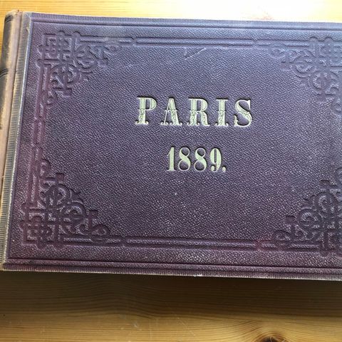 Fotobok - Paris 1889