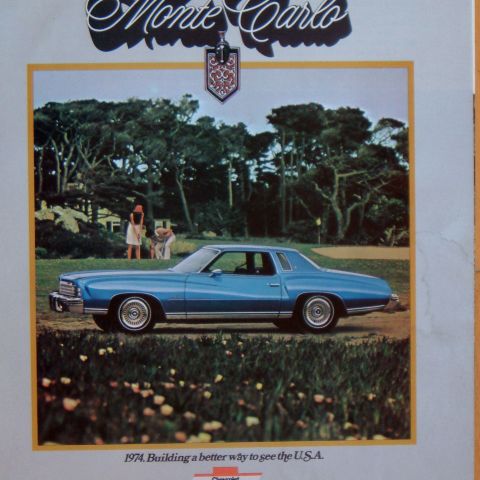 1974 Chevrolet Monte Carlo brosjyre