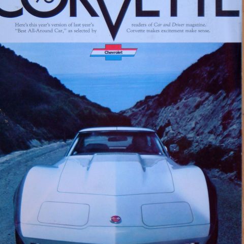 1975 Chevrolet Corvette brosjyre