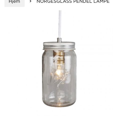 Norgesglasslampe