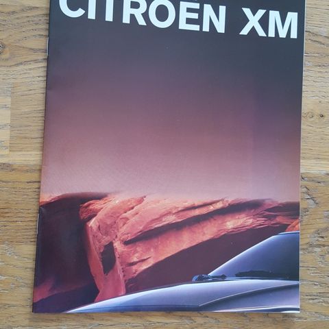 Brosjyre Citroen XM 1991