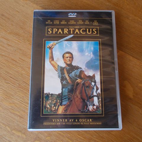 DVD Spartacus. — Angelique. - Fireball.    Norske tekster