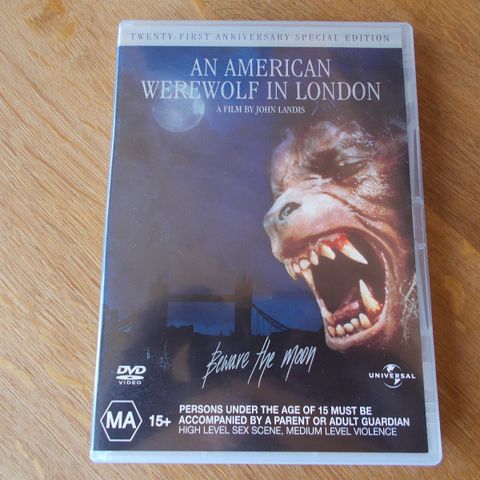 DVD An America Werewolf in london