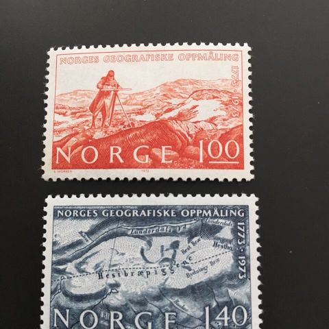 Norske frimerker 1973