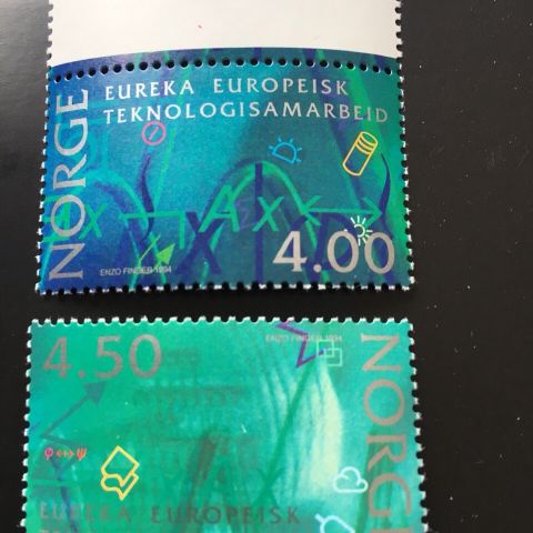 Norske frimerker 1994.