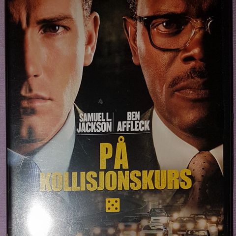 DVD Thrilleren "På Kollisjonskurs/Changing Lanes"💥Kjøp 4for100,-