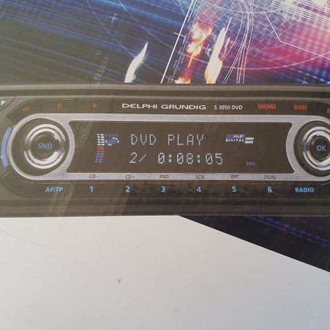 Delphi Grundig S3050 DVD. CD. DVD. FM. Bilradio Bilstereo