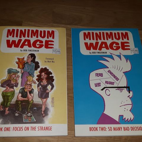 Minimum Wage tegneserier selges samlet!!