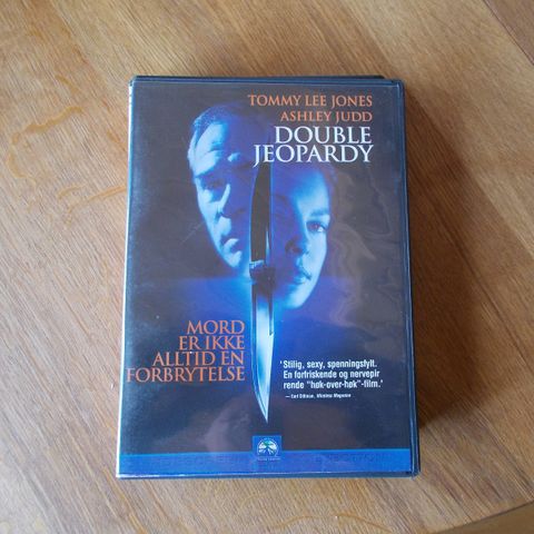 DVD Double Jepardy - The Double.  - Savnet.    Norske tekster